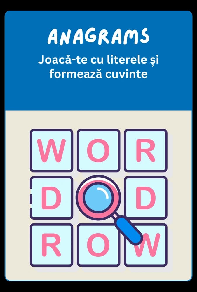Joc engleză: Anagrams