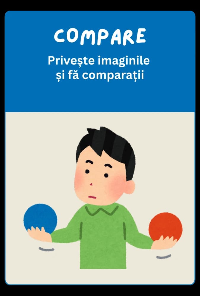 Joc engleză: Compare