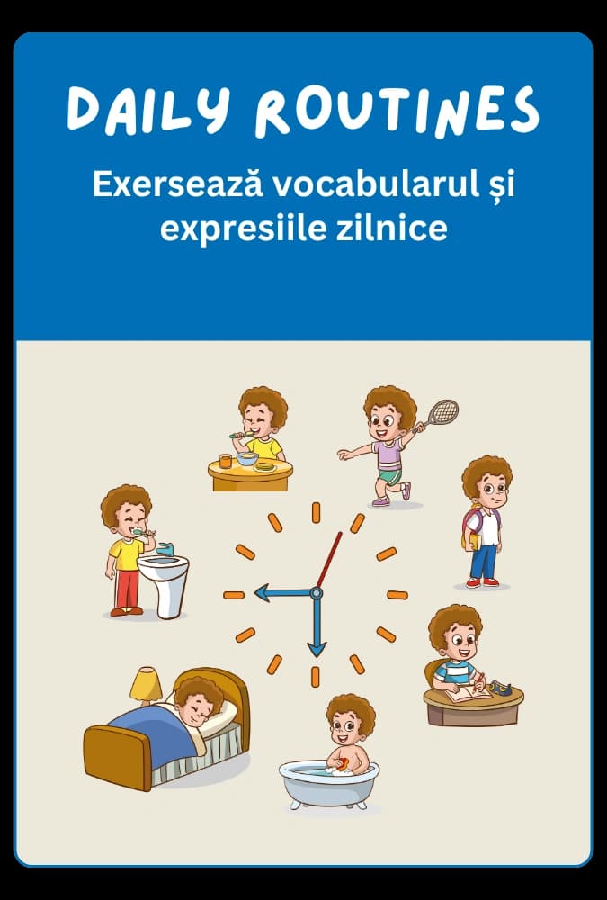 Joc engleză: Daily Routines