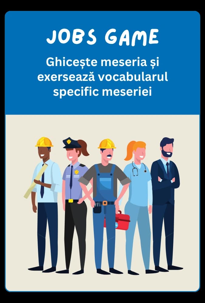 Joc engleză: Jobs Game