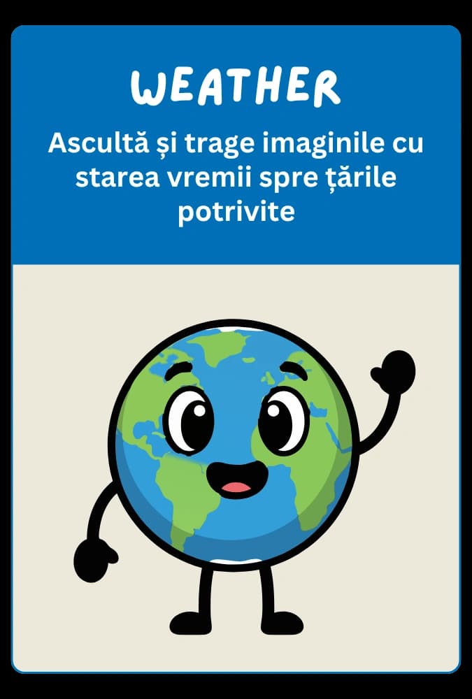Joc engleză: Weather Game